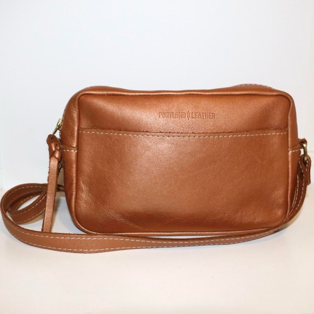 Portland Leather metallic bag